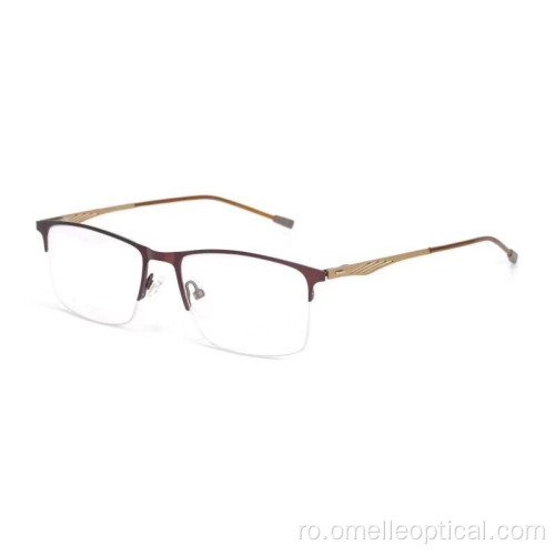 Ochelari optici cu oglindă pătrată pentru om